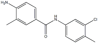 4-amino-N-(3-chloro-4-methylphenyl)-3-methylbenzamide 结构式