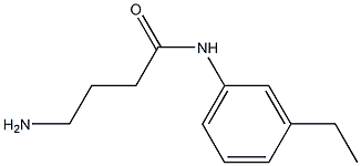 4-amino-N-(3-ethylphenyl)butanamide Struktur