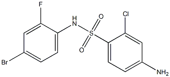 4-amino-N-(4-bromo-2-fluorophenyl)-2-chlorobenzene-1-sulfonamide|