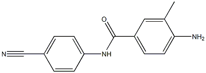 4-amino-N-(4-cyanophenyl)-3-methylbenzamide Structure