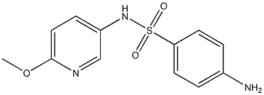 4-amino-N-(6-methoxypyridin-3-yl)benzenesulfonamide Structure