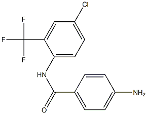 4-amino-N-[4-chloro-2-(trifluoromethyl)phenyl]benzamide