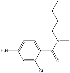 4-amino-N-butyl-2-chloro-N-methylbenzamide 化学構造式
