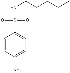 4-amino-N-pentylbenzene-1-sulfonamide Structure