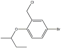 4-bromo-1-(butan-2-yloxy)-2-(chloromethyl)benzene Structure