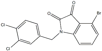 4-bromo-1-[(3,4-dichlorophenyl)methyl]-2,3-dihydro-1H-indole-2,3-dione