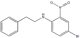 4-bromo-2-nitro-N-(2-phenylethyl)aniline Structure