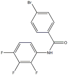 4-bromo-N-(2,3,4-trifluorophenyl)benzamide Structure