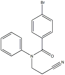 4-bromo-N-(2-cyanoethyl)-N-phenylbenzamide