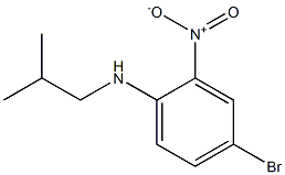 4-bromo-N-(2-methylpropyl)-2-nitroaniline Structure