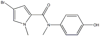 4-bromo-N-(4-hydroxyphenyl)-N,1-dimethyl-1H-pyrrole-2-carboxamide