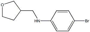 4-bromo-N-(oxolan-3-ylmethyl)aniline Structure