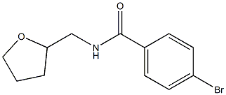 4-bromo-N-(tetrahydrofuran-2-ylmethyl)benzamide Structure