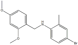 4-bromo-N-[(2,4-dimethoxyphenyl)methyl]-2-methylaniline Structure