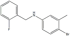  4-bromo-N-[(2-fluorophenyl)methyl]-3-methylaniline