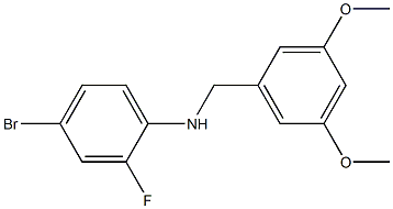  4-bromo-N-[(3,5-dimethoxyphenyl)methyl]-2-fluoroaniline