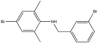  4-bromo-N-[(3-bromophenyl)methyl]-2,6-dimethylaniline