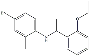 4-bromo-N-[1-(2-ethoxyphenyl)ethyl]-2-methylaniline Structure