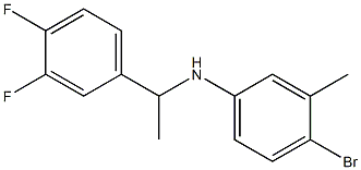 4-bromo-N-[1-(3,4-difluorophenyl)ethyl]-3-methylaniline Structure