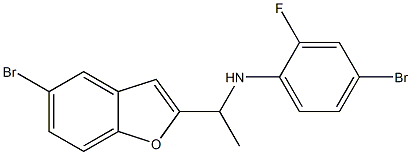 4-bromo-N-[1-(5-bromo-1-benzofuran-2-yl)ethyl]-2-fluoroaniline