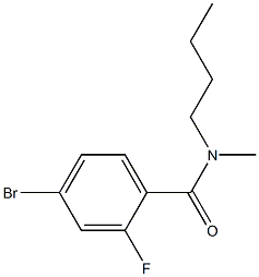 4-bromo-N-butyl-2-fluoro-N-methylbenzamide,,结构式