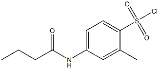 4-butanamido-2-methylbenzene-1-sulfonyl chloride|