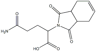 4-carbamoyl-2-(1,3-dioxo-2,3,3a,4,7,7a-hexahydro-1H-isoindol-2-yl)butanoic acid Structure