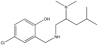 4-chloro-2-({[2-(dimethylamino)-4-methylpentyl]amino}methyl)phenol