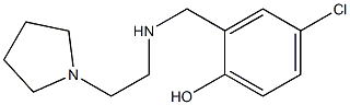 4-chloro-2-({[2-(pyrrolidin-1-yl)ethyl]amino}methyl)phenol|