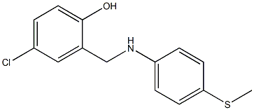  4-chloro-2-({[4-(methylsulfanyl)phenyl]amino}methyl)phenol