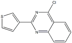 4-chloro-2-(thiophen-3-yl)quinazoline 结构式