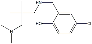 4-chloro-2-[({2-[(dimethylamino)methyl]-2-methylpropyl}amino)methyl]phenol