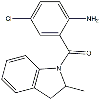 4-chloro-2-[(2-methyl-2,3-dihydro-1H-indol-1-yl)carbonyl]aniline