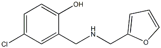 4-chloro-2-{[(2-furylmethyl)amino]methyl}phenol Structure