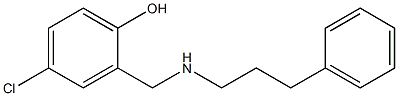4-chloro-2-{[(3-phenylpropyl)amino]methyl}phenol