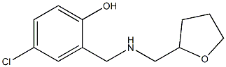 4-chloro-2-{[(oxolan-2-ylmethyl)amino]methyl}phenol Structure