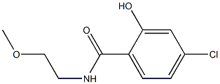 4-chloro-2-hydroxy-N-(2-methoxyethyl)benzamide|