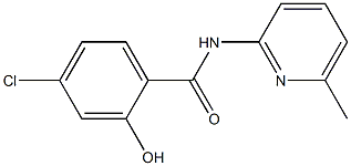 4-chloro-2-hydroxy-N-(6-methylpyridin-2-yl)benzamide