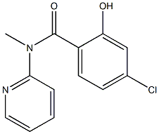 4-chloro-2-hydroxy-N-methyl-N-(pyridin-2-yl)benzamide Structure