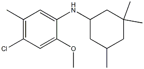 4-chloro-2-methoxy-5-methyl-N-(3,3,5-trimethylcyclohexyl)aniline