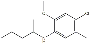 4-chloro-2-methoxy-5-methyl-N-(pentan-2-yl)aniline|