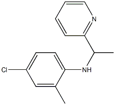 4-chloro-2-methyl-N-[1-(pyridin-2-yl)ethyl]aniline