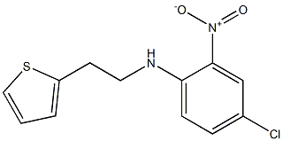 4-chloro-2-nitro-N-[2-(thiophen-2-yl)ethyl]aniline Structure