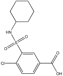 4-chloro-3-(cyclohexylsulfamoyl)benzoic acid|