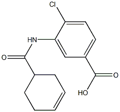 4-chloro-3-[(cyclohex-3-en-1-ylcarbonyl)amino]benzoic acid