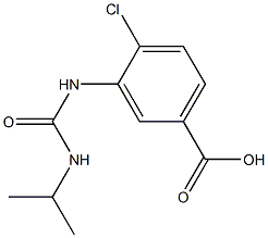 4-chloro-3-[(propan-2-ylcarbamoyl)amino]benzoic acid
