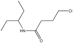 4-chloro-N-(1-ethylpropyl)butanamide Structure