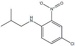 4-chloro-N-(2-methylpropyl)-2-nitroaniline,,结构式