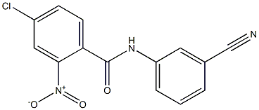 4-chloro-N-(3-cyanophenyl)-2-nitrobenzamide