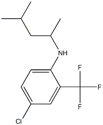 4-chloro-N-(4-methylpentan-2-yl)-2-(trifluoromethyl)aniline|